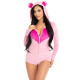 Комбинезон "Сладкий мишка" Leg Avenue Sweetheart Bear Velvet Romper XS