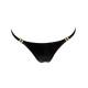 Трусики Noir Handmade P008 Powerwetlook panty with gold clasp - 3XL