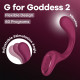 Вагінально-кліторальний вібратор Satisfyer G for Goddess 2 Wine Red, 2 мотори