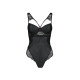 Боди из эко-кожи и кружева Passion LOONA BODY S/M, black