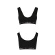 Спортивный топ с широкой резинкой Passion PS004 TOP L, black