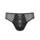 Мужские трусы со шнуровкой Passion 035 SLIP RICHARD L/XL Black, экокожа, сетка