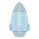 Вакуумный стимулятор с вибрацией Satisfyer Mission Control Blue, 2 независимых мотора
