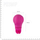  Вібратор Adrien Lastic Caress Pink з насадками для стимуляції ерогенних зон, які обертаються.