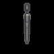 Вібромасажер Satisfyer Wand-er Woman (Black/Gold), водонепроникний, потужний, розмір XXL