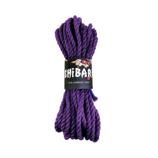 Джутова мотузка для шибарі Feral Feelings Shibari Rope, 8 м бузкова