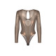 Боди Obsessive Soranna long-sleeved teddy S/M