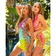 Сукня Leg Avenue Seamless Ombre Faux Lace Up Mini Dress One Size Ocean
