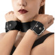 Нашийник з наручниками із натуральної шкіри Art of Sex - Bondage Collar with Handcuffs
