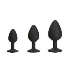 Набор силиконовых анальных пробок BMS Roses Til’ Dawn Silicone Anal Plug Kit (повреждена упаковка!!!)