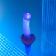 Светящийся дилдо Strap-On-Me Glow-LED Dildo Purple - M