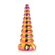 Фэнтезийный фаллоимитатор Creature Cocks Twilight Rainbow Glass Dildo