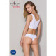Трусики-бразилиана из хлопка Passion PS005 PANTIES XL, white