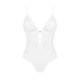 Эротическое полупрозрачное боди Obsessive Heavenlly crotchless teddy XS/S, с доступом
