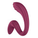 Вагинально-клиторальный вибратор Satisfyer G for Goddess 3 Wine Red (мятая упаковка!!!)