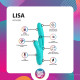 Вибратор-кролик Good Vibes Only - Lisa Thrusting Rabbit Vibrator with G-Spot Stimulator