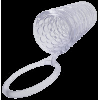 Насадка на член Dorcel Mr Reverse XL с кольцом для мошонки, стимулирующий рельеф