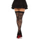 Чулки Leg Avenue Wild rose net thigh highs One Size