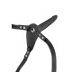 Страпон с вибрацией Fetish Tentation Vibrating Strap-On with Dildo Black (мятая упаковка!!!)