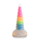 Фэнтезийный фаллоимитатор Creature Cocks Luminescent Rainbow Silicone Dildo