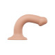 Насадка для страпона Strap-On-Me Dual Density Dildo Flesh M, диаметр 3,3см, двухслойная, гибкая