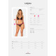 Комплект Obsessive Latinesa 2-pcs set XL/2XL, бюстгальтер и трусики