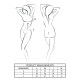 Боді Passion SENSIE BODY navy blue L