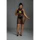 Платье-бодистокинг Moonlight Plus Model 06 XL-XXXL Black