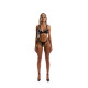 Комплект Obsessive Keira Lise 2-pcs crotchless set L/XL