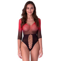 Бодістокінг Passion BS118 black/red