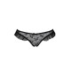 Трусики с оборками Passion Exclusive DONIA THONG S/M, black