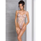Еротичний боді з малюнком Passion LOVELIA BODY S/M, white