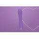 Вибратор с подогревом FairyGasm WowGenie violet, подогрев до 42 °C