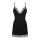 Сорочка и трусики Obsessive Bella Rou chemise & thong XS/S