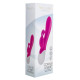 Вибратор-кролик S Pleasures Premium Corabi Rabbit, розовый, ушки для клитора, 16 режимов, нагрев