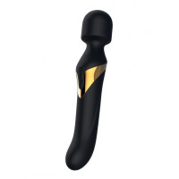 Вибромассажер 2в1 Dorcel Dual Orgasms Gold классический массажер и вибратор с жемчужным массажем