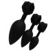 Набор анальных пробок Bathmate Anal Training Plugs, диаметр 2,5см - 3,1см - 3,8см
