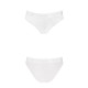 Трусики с широкой резинкой и кружевом Passion PS001 PANTIES S, white