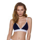 Спортивный топ с двойными бретелями Passion PS007 TOP M, navy blue