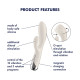Вібратор-кролик Satisfyer Spinning Rabbit 1 Beige