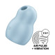 Вакуумный стимулятор с вибрацией Satisfyer Pro To Go 1 Blue