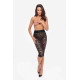 Спідниця Noir Handmade F302 Ambivalence lace up midi skirt - 3XL