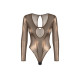 Боди Obsessive Soranna long-sleeved teddy S/M