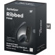 Виброяйцо Satisfyer Ribbed Petal Connect App Black
