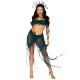 Эротический костюм Медузы Горгоны Leg Avenue Medusa Costume M, топ, юбка, нарукавники, украшения