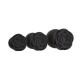 Набор силиконовых анальных пробок BMS Roses Til’ Dawn Silicone Anal Plug Kit Starter Kit Black