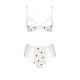 Эротический комплект с рисунком Passion LOVELIA BIKINI L/XL, white