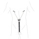 Зажимы для сосков с фиксацией на пенисе Art of Sex – Nipple Clamps for Men, экокожа