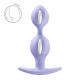 Анальные шарики Fun Factory B BALLS DUO Purple, эффект вибрации, диаметр 3,2 и 3,6 см