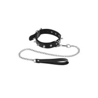 Ошейник с шипами и с поводком Fetish Tentation Spikes and Leash